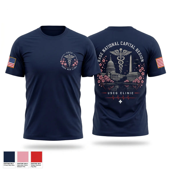 Old School Cotton Feel Shirt, Base NCR Clinic, Coast Guard, Teamtime, Team time, sublimation, custom sports apparel, team uniforms, spirit wear, spiritwear, sports uniforms, custom shirts, team store, custom team store, fundraiser sports, apparel fundraiser