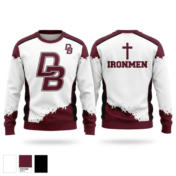 Crew Neck Sweatshirt, Don Bosco Wrestling 26-27, Wrestling, Teamtime, Team time, sublimation, custom sports apparel, team uniforms, spirit wear, spiritwear, sports uniforms, custom shirts, team store, custom team store, fundraiser sports, apparel fundraiser