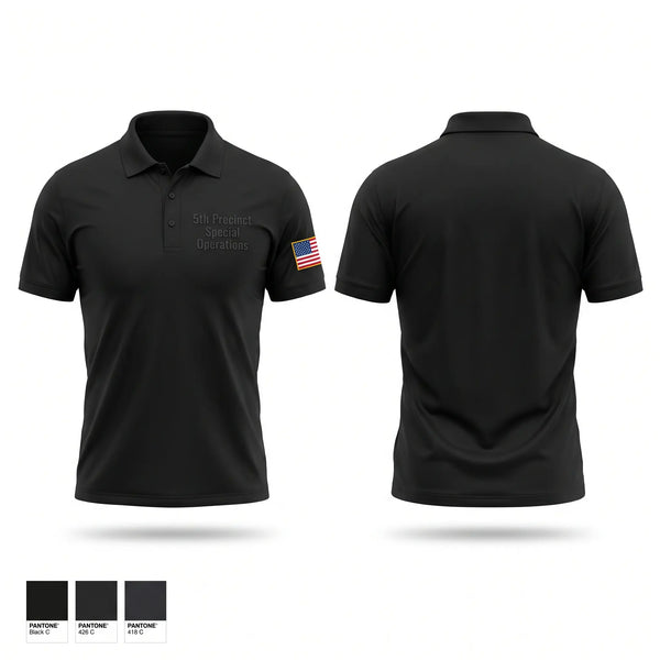 Short Sleeve Performance Polo, 5th Precinct Special Operations, Police, Teamtime, Team time, sublimation, custom sports apparel, team uniforms, spirit wear, spiritwear, sports uniforms, custom shirts, team store, custom team store, fundraiser sports, apparel fundraiser