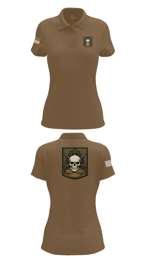 Womens Short Sleeve Performance Polo, 430th MP Detachment, , Teamtime, Team time, sublimation, custom sports apparel, team uniforms, spirit wear, spiritwear, sports uniforms, custom shirts, team store, custom team store, fundraiser sports, apparel fundraiser