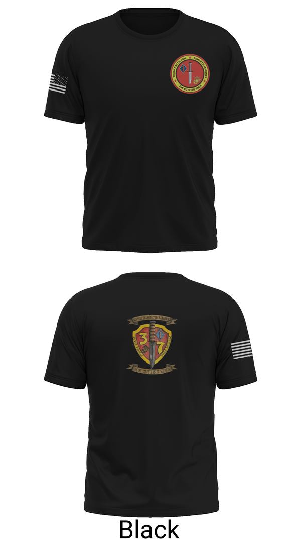 Old School Cotton Feel Shirt, 3rd Battalion 7th Marines, Marines, Teamtime, Team time, sublimation, custom sports apparel, team uniforms, spirit wear, spiritwear, sports uniforms, custom shirts, team store, custom team store, fundraiser sports, apparel fundraiser