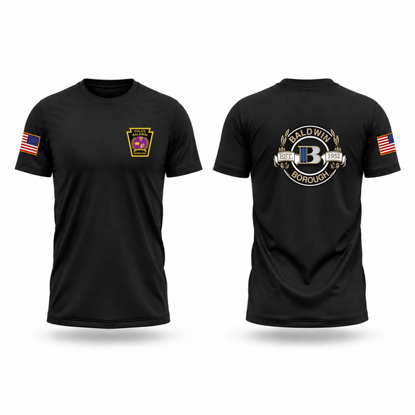Short Sleeve Performance Shirt, Baldwin Borough Police Department, Police, Teamtime, Team time, sublimation, custom sports apparel, team uniforms, spirit wear, spiritwear, sports uniforms, custom shirts, team store, custom team store, fundraiser sports, apparel fundraiser