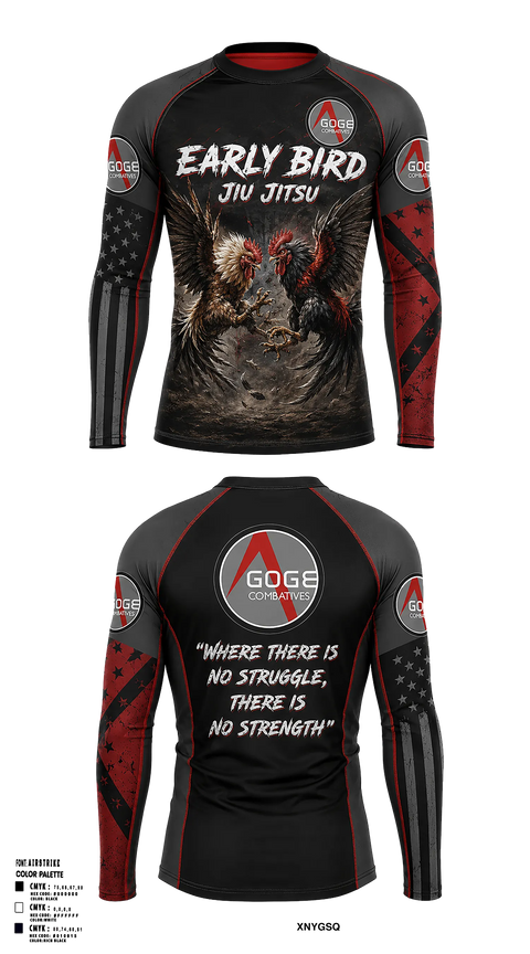 Long Sleeve Rash Guard Shirt, Agoge Combatives EarlyBird, , Teamtime, Team time, sublimation, custom sports apparel, team uniforms, spirit wear, spiritwear, sports uniforms, custom shirts, team store, custom team store, fundraiser sports, apparel fundraiser