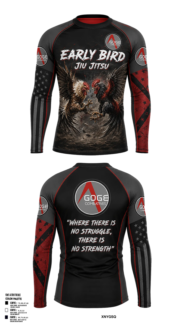 Long Sleeve Rash Guard Shirt, Agoge Combatives EarlyBird, , Teamtime, Team time, sublimation, custom sports apparel, team uniforms, spirit wear, spiritwear, sports uniforms, custom shirts, team store, custom team store, fundraiser sports, apparel fundraiser