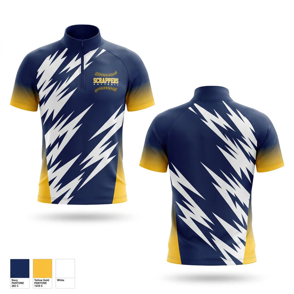 Quarter Zip Jacket, Scrappers, Softball, Teamtime, Team time, sublimation, custom sports apparel, team uniforms, spirit wear, spiritwear, sports uniforms, custom shirts, team store, custom team store, fundraiser sports, apparel fundraiser