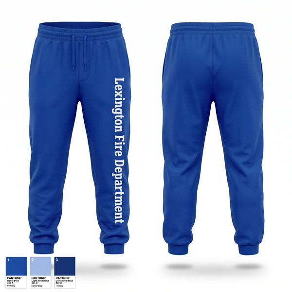 Sweatpants, Lexington Fire Department, Fire Department, Teamtime, Team time, sublimation, custom sports apparel, team uniforms, spirit wear, spiritwear, sports uniforms, custom shirts, team store, custom team store, fundraiser sports, apparel fundraiser