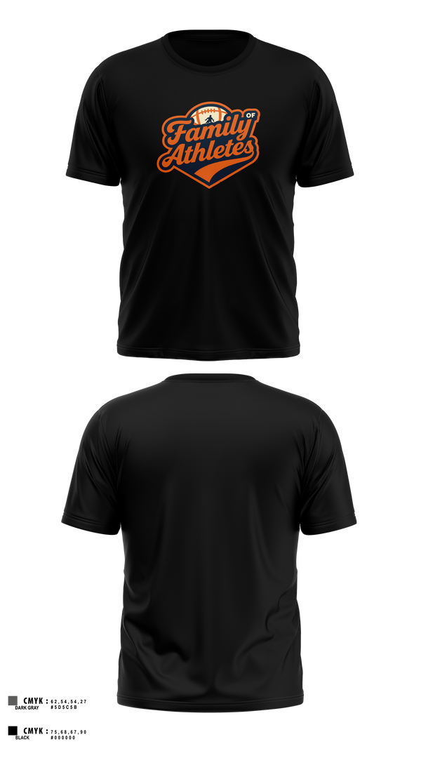 Short Sleeve Performance Shirt, Family Of Athletes, , Teamtime, Team time, sublimation, custom sports apparel, team uniforms, spirit wear, spiritwear, sports uniforms, custom shirts, team store, custom team store, fundraiser sports, apparel fundraiser