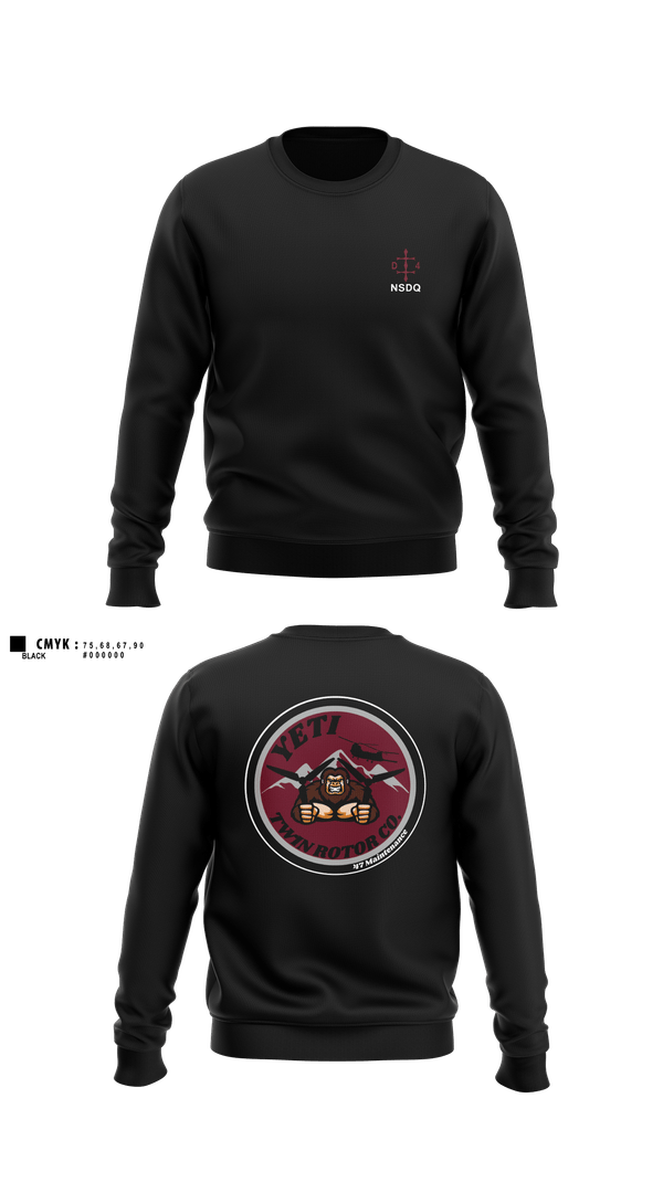 Crew Neck Sweatshirt, 160th SOAR, , Teamtime, Team time, sublimation, custom sports apparel, team uniforms, spirit wear, spiritwear, sports uniforms, custom shirts, team store, custom team store, fundraiser sports, apparel fundraiser