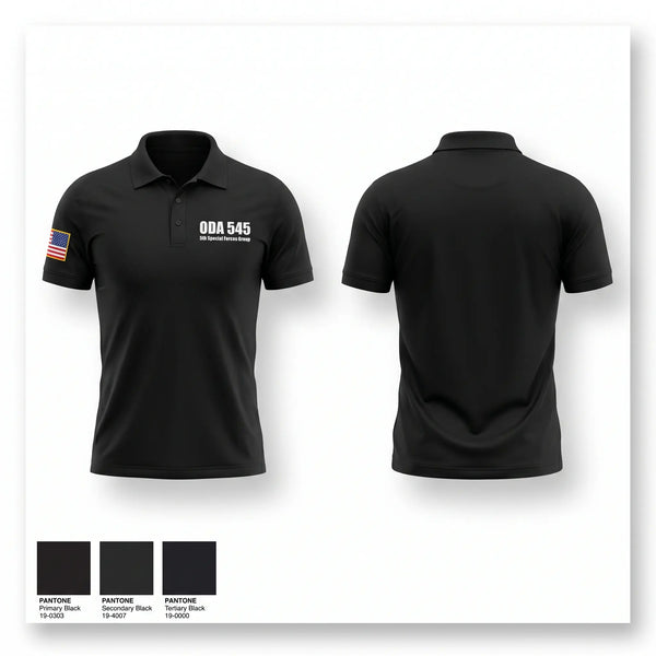Short Sleeve Performance Polo, ODA 545 5th Special Forces Group, Army, Teamtime, Team time, sublimation, custom sports apparel, team uniforms, spirit wear, spiritwear, sports uniforms, custom shirts, team store, custom team store, fundraiser sports, apparel fundraiser