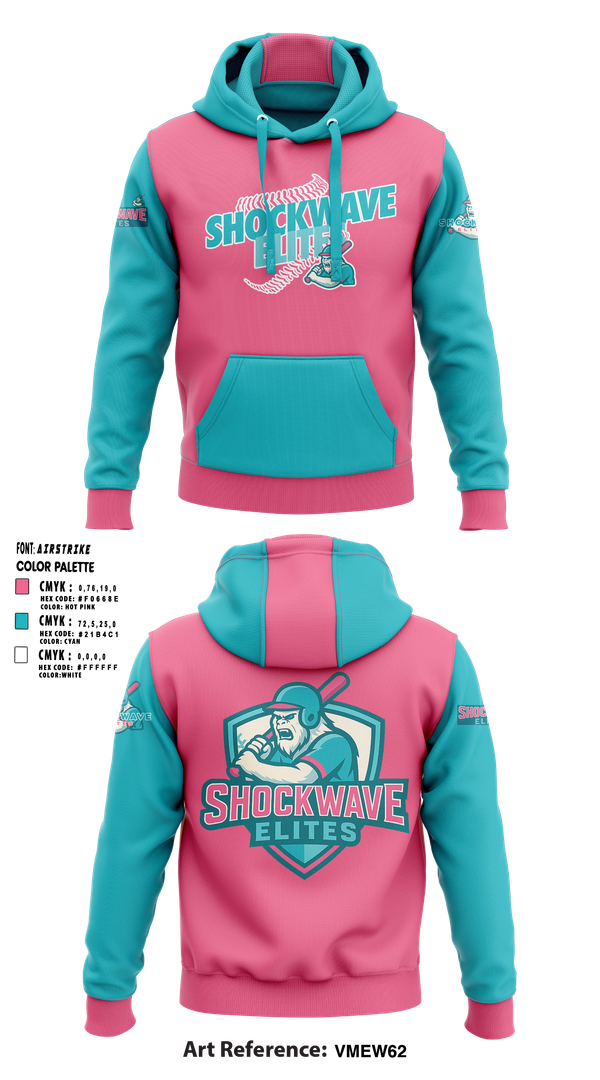 Hoodie, Shockwave Elites, Baseball, Teamtime, Team time, sublimation, custom sports apparel, team uniforms, spirit wear, spiritwear, sports uniforms, custom shirts, team store, custom team store, fundraiser sports, apparel fundraiser