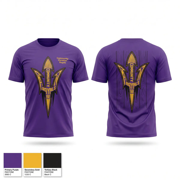 Short Sleeve Performance Shirt, Community Christian Royals, Baseball, Teamtime, Team time, sublimation, custom sports apparel, team uniforms, spirit wear, spiritwear, sports uniforms, custom shirts, team store, custom team store, fundraiser sports, apparel fundraiser