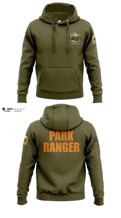 Hoodie, York County Park Ranger Division, Police, Teamtime, Team time, sublimation, custom sports apparel, team uniforms, spirit wear, spiritwear, sports uniforms, custom shirts, team store, custom team store, fundraiser sports, apparel fundraiser