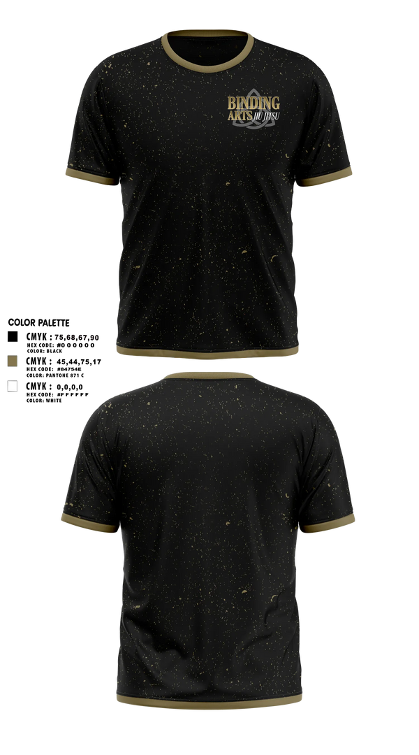 Soft Poly Tee Cotton Like Feel, Binding Arts Jiu Jitsu, , Teamtime, Team time, sublimation, custom sports apparel, team uniforms, spirit wear, spiritwear, sports uniforms, custom shirts, team store, custom team store, fundraiser sports, apparel fundraiser