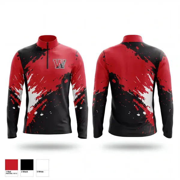 Quarter Zip Jacket, Winchester High School Softball, Softball, Teamtime, Team time, sublimation, custom sports apparel, team uniforms, spirit wear, spiritwear, sports uniforms, custom shirts, team store, custom team store, fundraiser sports, apparel fundraiser
