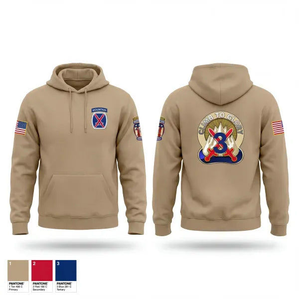 Hoodie, 3rd Brigade, 10th Mountain Division, Army, Teamtime, Team time, sublimation, custom sports apparel, team uniforms, spirit wear, spiritwear, sports uniforms, custom shirts, team store, custom team store, fundraiser sports, apparel fundraiser