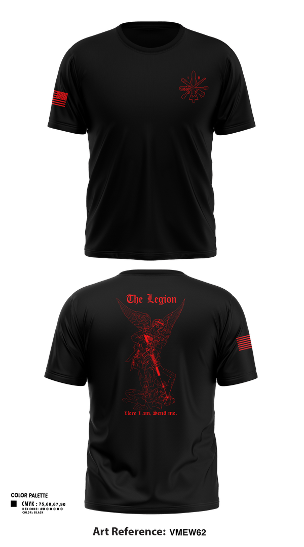 Short Sleeve Performance Shirt, The Legion / B CO / 2-5 CAV, Army, Teamtime, Team time, sublimation, custom sports apparel, team uniforms, spirit wear, spiritwear, sports uniforms, custom shirts, team store, custom team store, fundraiser sports, apparel fundraiser
