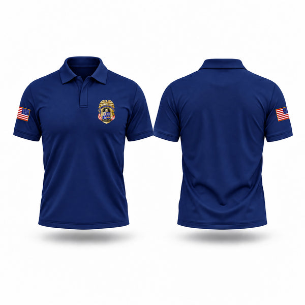 Short Sleeve Performance Polo, Seat Pleasant Police Department, Police, Teamtime, Team time, sublimation, custom sports apparel, team uniforms, spirit wear, spiritwear, sports uniforms, custom shirts, team store, custom team store, fundraiser sports, apparel fundraiser