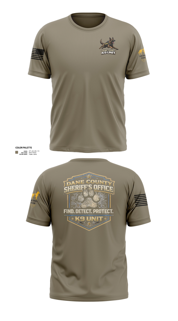 Old School Cotton Feel Shirt, Dane County K9, Police, Teamtime, Team time, sublimation, custom sports apparel, team uniforms, spirit wear, spiritwear, sports uniforms, custom shirts, team store, custom team store, fundraiser sports, apparel fundraiser
