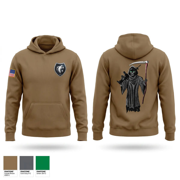 Hoodie, 2/2CR Ghost Troop 1st Platoon, Army, Teamtime, Team time, sublimation, custom sports apparel, team uniforms, spirit wear, spiritwear, sports uniforms, custom shirts, team store, custom team store, fundraiser sports, apparel fundraiser