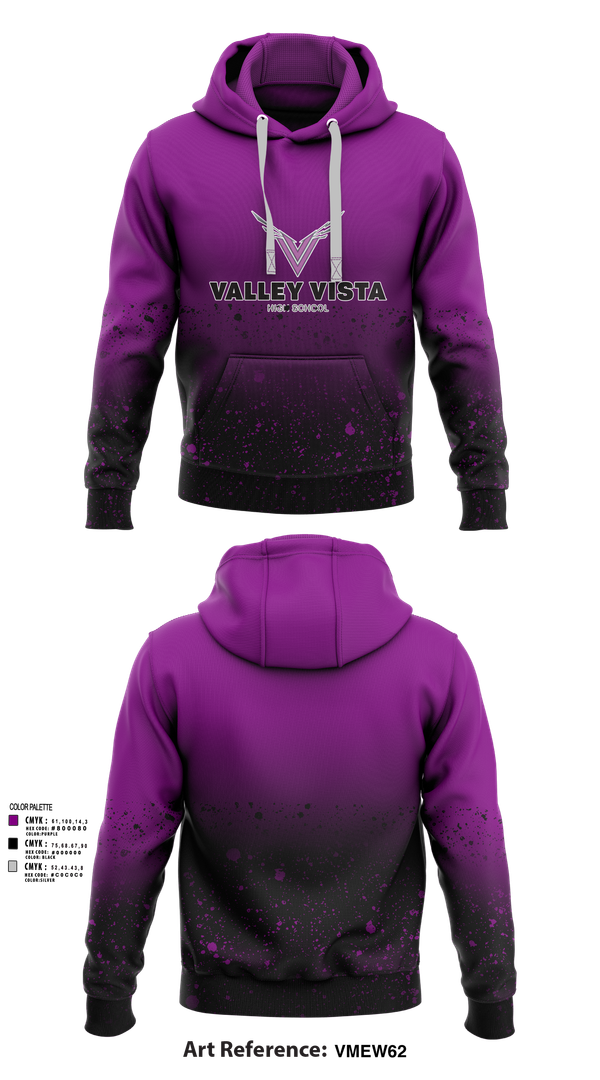 Hoodie, Valley Vista Girls Soccer, Women's Soccer, Teamtime, Team time, sublimation, custom sports apparel, team uniforms, spirit wear, spiritwear, sports uniforms, custom shirts, team store, custom team store, fundraiser sports, apparel fundraiser