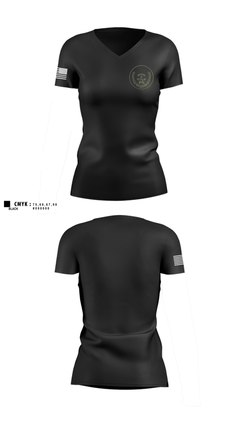 Womens Short Sleeve Vneck Shirt, Tactical Response Unit, Police, Teamtime, Team time, sublimation, custom sports apparel, team uniforms, spirit wear, spiritwear, sports uniforms, custom shirts, team store, custom team store, fundraiser sports, apparel fundraiser
