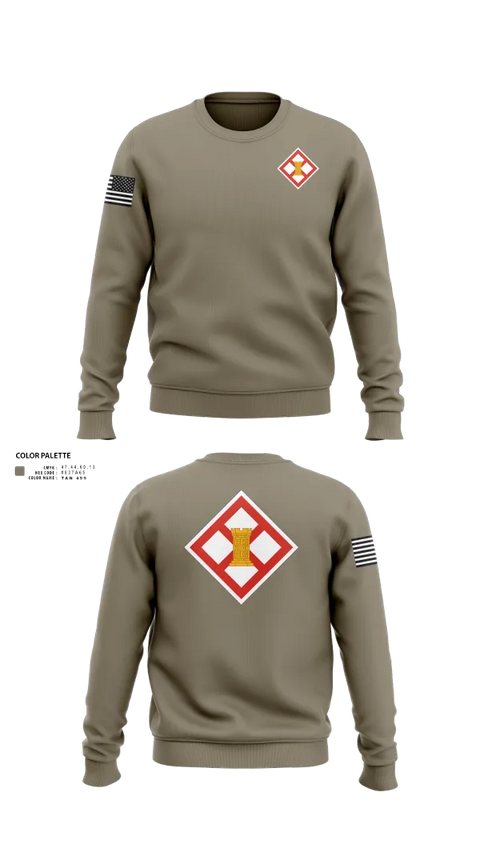 Crew Neck Sweatshirt, 683rd ENG DET, , Teamtime, Team time, sublimation, custom sports apparel, team uniforms, spirit wear, spiritwear, sports uniforms, custom shirts, team store, custom team store, fundraiser sports, apparel fundraiser