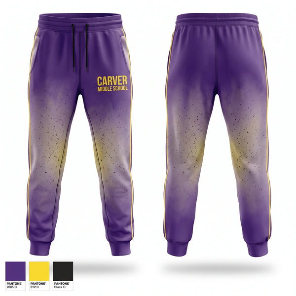Sweatpants, CARVER MIDDLE SCHOOL, , Teamtime, Team time, sublimation, custom sports apparel, team uniforms, spirit wear, spiritwear, sports uniforms, custom shirts, team store, custom team store, fundraiser sports, apparel fundraiser