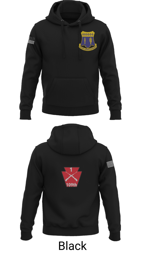 Hoodie, A co 1/109, National Guard, Teamtime, Team time, sublimation, custom sports apparel, team uniforms, spirit wear, spiritwear, sports uniforms, custom shirts, team store, custom team store, fundraiser sports, apparel fundraiser
