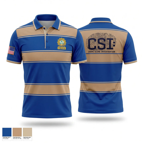 Short Sleeve Performance Polo, CRIME SCENE UNIT, Police, Teamtime, Team time, sublimation, custom sports apparel, team uniforms, spirit wear, spiritwear, sports uniforms, custom shirts, team store, custom team store, fundraiser sports, apparel fundraiser