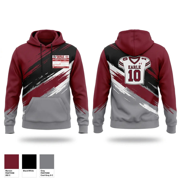 Hoodie, EARLE BULLDOGS, Men's Basketball, Teamtime, Team time, sublimation, custom sports apparel, team uniforms, spirit wear, spiritwear, sports uniforms, custom shirts, team store, custom team store, fundraiser sports, apparel fundraiser
