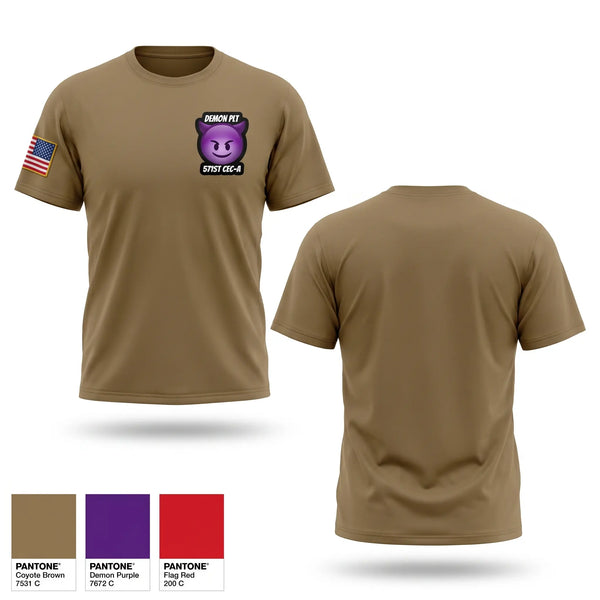Old School Cotton Feel Shirt, Demon PLT, Army, Teamtime, Team time, sublimation, custom sports apparel, team uniforms, spirit wear, spiritwear, sports uniforms, custom shirts, team store, custom team store, fundraiser sports, apparel fundraiser
