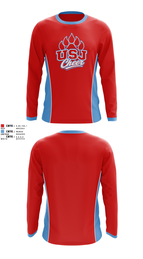 Long Sleeve Performance Shirt, USJ Bruins, Spirit Store, Teamtime, Team time, sublimation, custom sports apparel, team uniforms, spirit wear, spiritwear, sports uniforms, custom shirts, team store, custom team store, fundraiser sports, apparel fundraiser