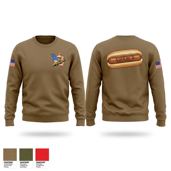 Crew Neck Sweatshirt, 155 AS, Air Force, Teamtime, Team time, sublimation, custom sports apparel, team uniforms, spirit wear, spiritwear, sports uniforms, custom shirts, team store, custom team store, fundraiser sports, apparel fundraiser