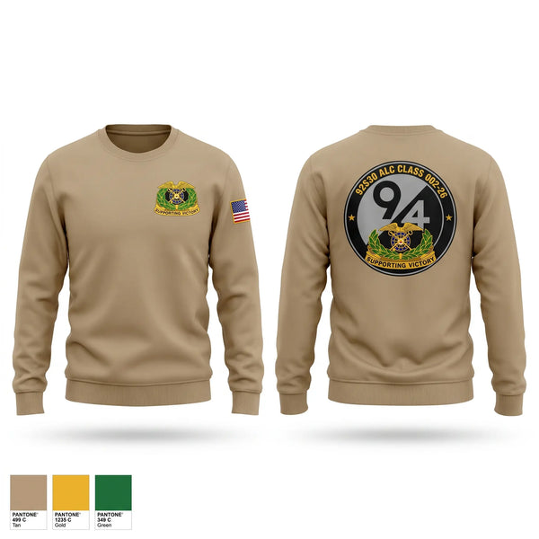 Crew Neck Sweatshirt, 92S30 ALC Class 002-26, Army, Teamtime, Team time, sublimation, custom sports apparel, team uniforms, spirit wear, spiritwear, sports uniforms, custom shirts, team store, custom team store, fundraiser sports, apparel fundraiser