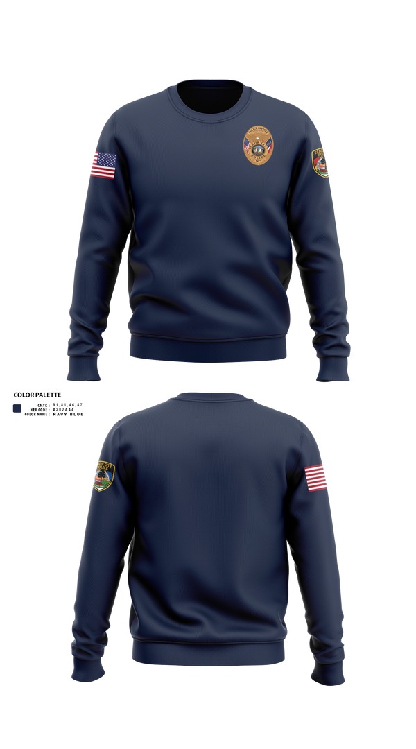 Crew Neck Sweatshirt, Tabor City Police, Police, Teamtime, Team time, sublimation, custom sports apparel, team uniforms, spirit wear, spiritwear, sports uniforms, custom shirts, team store, custom team store, fundraiser sports, apparel fundraiser