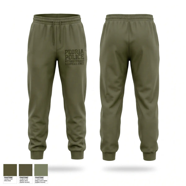 Sweatpants, Peoria Police Neighborhood Services Unit, Police, Teamtime, Team time, sublimation, custom sports apparel, team uniforms, spirit wear, spiritwear, sports uniforms, custom shirts, team store, custom team store, fundraiser sports, apparel fundraiser