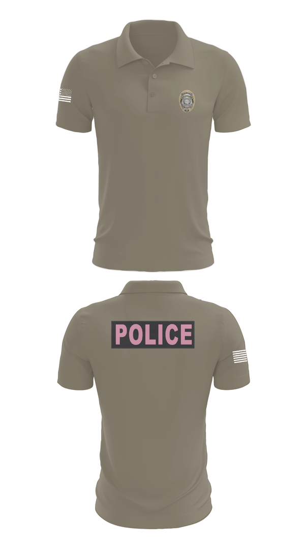 Short Sleeve Performance Polo, Farmersville PD, Police, Teamtime, Team time, sublimation, custom sports apparel, team uniforms, spirit wear, spiritwear, sports uniforms, custom shirts, team store, custom team store, fundraiser sports, apparel fundraiser