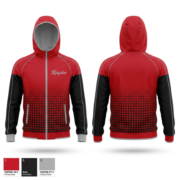Windbreaker, Kingston, Cross Country, Teamtime, Team time, sublimation, custom sports apparel, team uniforms, spirit wear, spiritwear, sports uniforms, custom shirts, team store, custom team store, fundraiser sports, apparel fundraiser