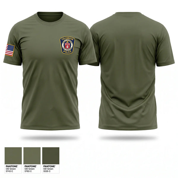 Short Sleeve Performance Shirt, Colebrook Police Department, Police, Teamtime, Team time, sublimation, custom sports apparel, team uniforms, spirit wear, spiritwear, sports uniforms, custom shirts, team store, custom team store, fundraiser sports, apparel fundraiser