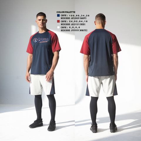 Old School Cotton Feel Shirt, Lenape Valley Patriots, Baseball, Teamtime, Team time, sublimation, custom sports apparel, team uniforms, spirit wear, spiritwear, sports uniforms, custom shirts, team store, custom team store, fundraiser sports, apparel fundraiser