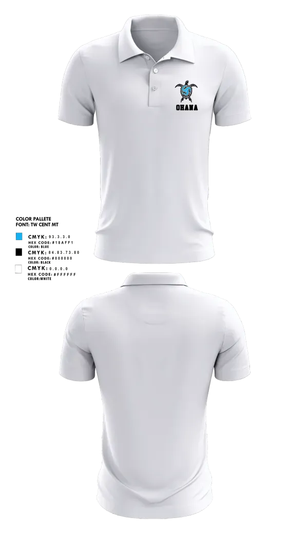 Short Sleeve Performance Polo, Ohana Volleyball, Women's Volleyball, Teamtime, Team time, sublimation, custom sports apparel, team uniforms, spirit wear, spiritwear, sports uniforms, custom shirts, team store, custom team store, fundraiser sports, apparel fundraiser