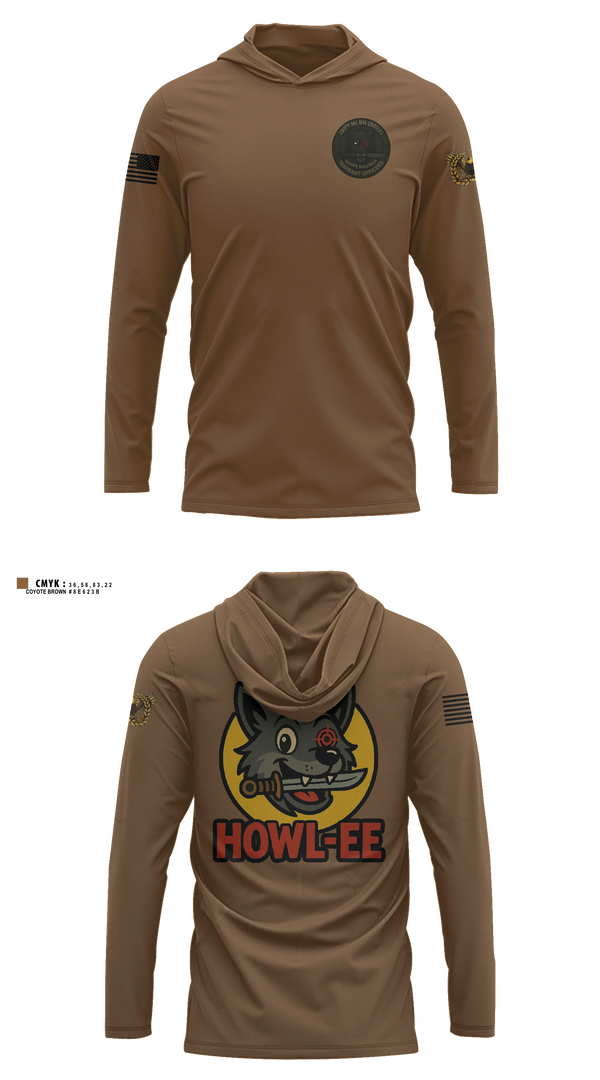 Long Sleeve Hooded Sun Shirt, 389th WOLFPACK, Army, Teamtime, Team time, sublimation, custom sports apparel, team uniforms, spirit wear, spiritwear, sports uniforms, custom shirts, team store, custom team store, fundraiser sports, apparel fundraiser