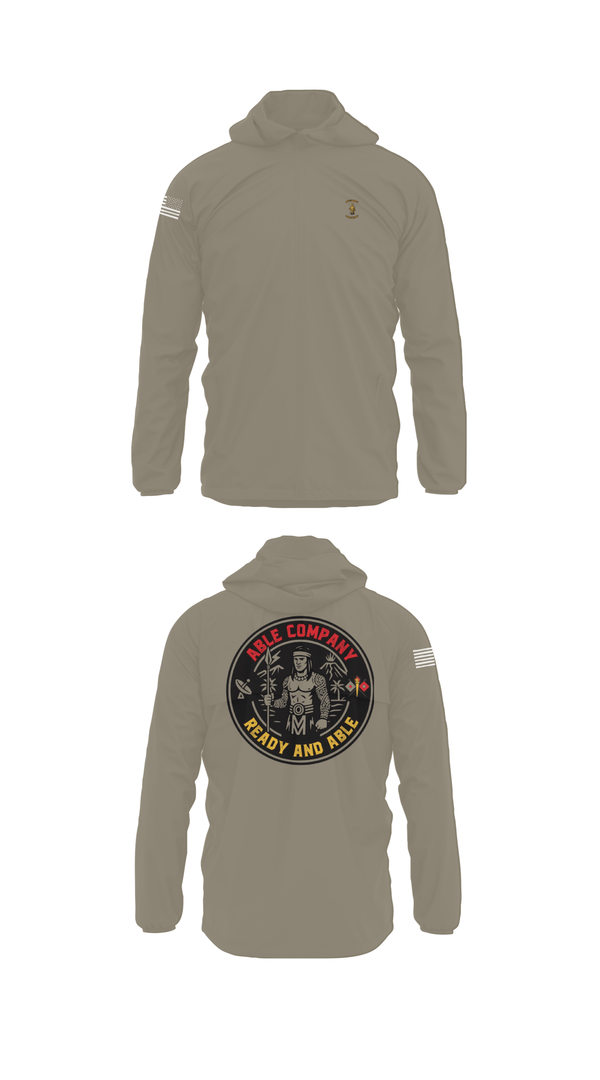 Windbreaker, 307TH ESB-E, Army, Teamtime, Team time, sublimation, custom sports apparel, team uniforms, spirit wear, spiritwear, sports uniforms, custom shirts, team store, custom team store, fundraiser sports, apparel fundraiser