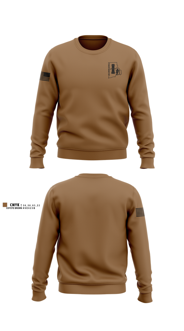 Crew Neck Sweatshirt, 1207 FSC, Army, Teamtime, Team time, sublimation, custom sports apparel, team uniforms, spirit wear, spiritwear, sports uniforms, custom shirts, team store, custom team store, fundraiser sports, apparel fundraiser