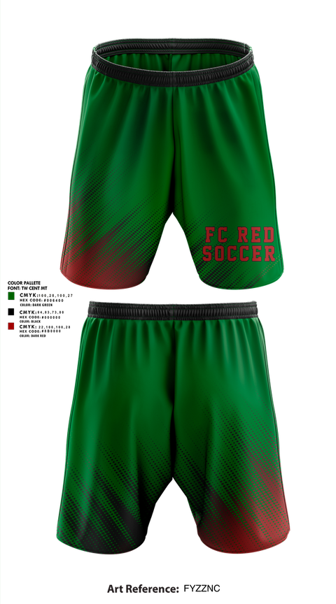 Athletic Shorts With Pockets, FC RÉD, Men's Soccer, Teamtime, Team time, sublimation, custom sports apparel, team uniforms, spirit wear, spiritwear, sports uniforms, custom shirts, team store, custom team store, fundraiser sports, apparel fundraiser