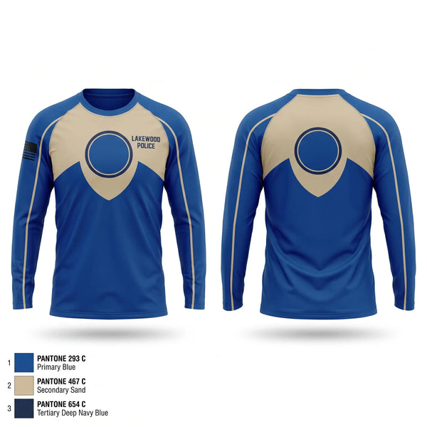 Long Sleeve Performance Shirt, Lakewood Police, Police, Teamtime, Team time, sublimation, custom sports apparel, team uniforms, spirit wear, spiritwear, sports uniforms, custom shirts, team store, custom team store, fundraiser sports, apparel fundraiser