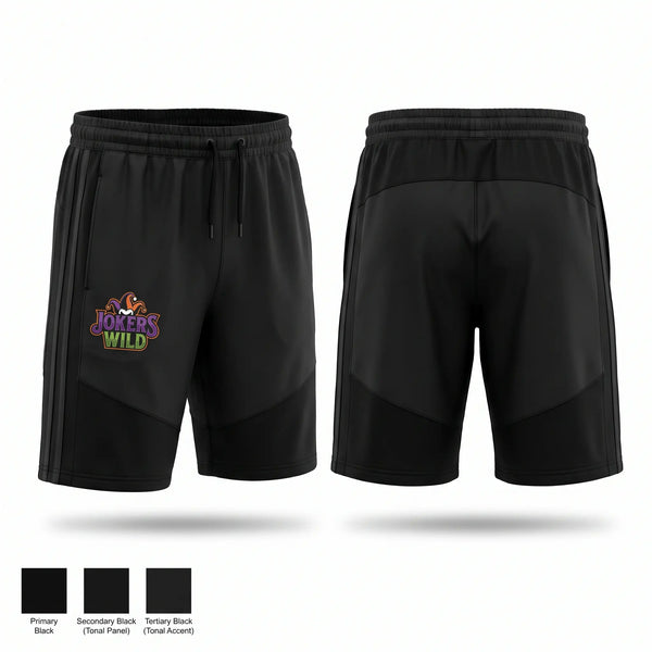 Athletic Shorts With Pockets, “JOKERS WILD”, , Teamtime, Team time, sublimation, custom sports apparel, team uniforms, spirit wear, spiritwear, sports uniforms, custom shirts, team store, custom team store, fundraiser sports, apparel fundraiser
