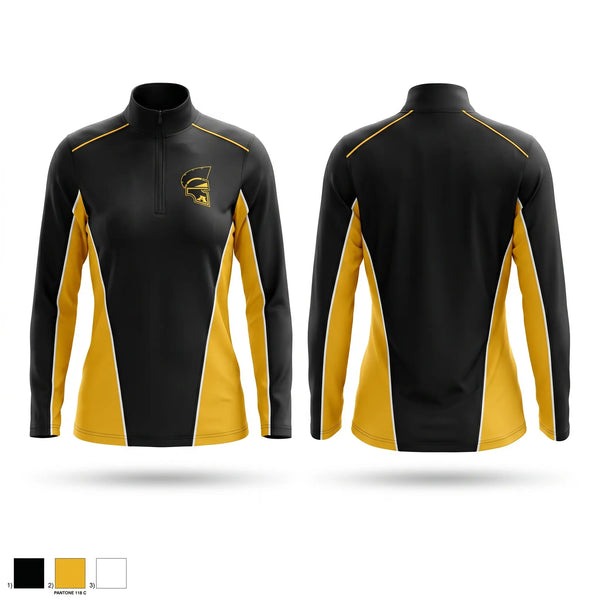 Quarter Zip Jacket, Amity Spartans, Cheer, Teamtime, Team time, sublimation, custom sports apparel, team uniforms, spirit wear, spiritwear, sports uniforms, custom shirts, team store, custom team store, fundraiser sports, apparel fundraiser