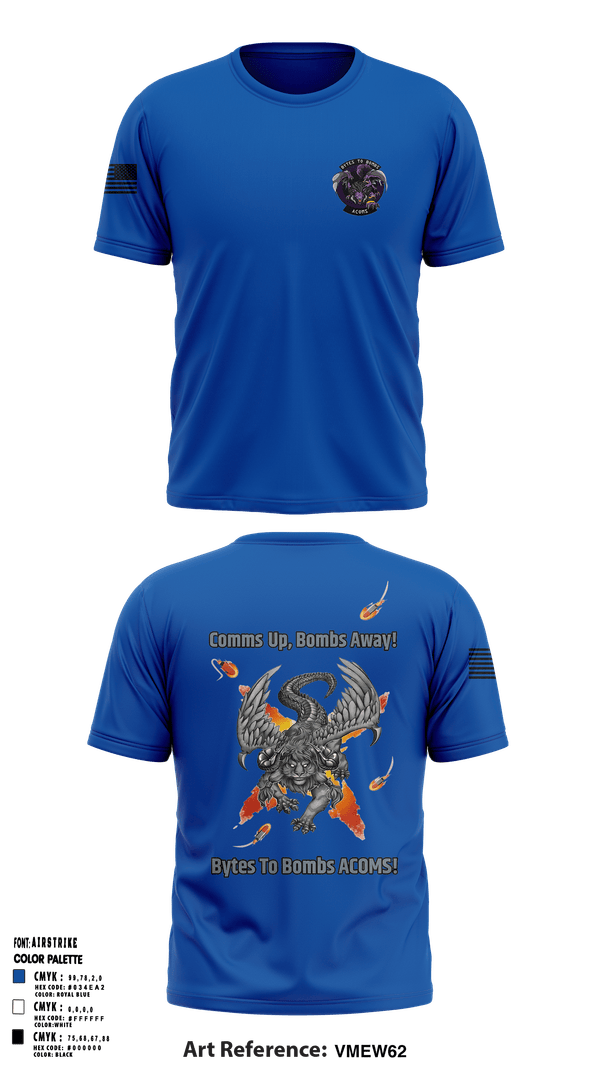 Short Sleeve Performance Shirt, 608 ACOMS, Air Force, Teamtime, Team time, sublimation, custom sports apparel, team uniforms, spirit wear, spiritwear, sports uniforms, custom shirts, team store, custom team store, fundraiser sports, apparel fundraiser