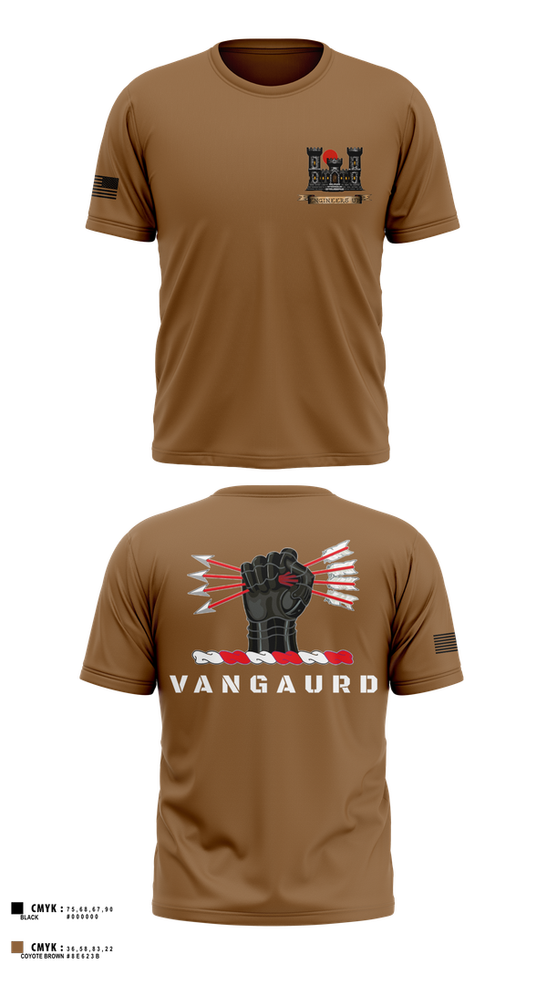 Short Sleeve Performance Shirt, 1ST PLT 76TH CEC-S, Army, Teamtime, Team time, sublimation, custom sports apparel, team uniforms, spirit wear, spiritwear, sports uniforms, custom shirts, team store, custom team store, fundraiser sports, apparel fundraiser